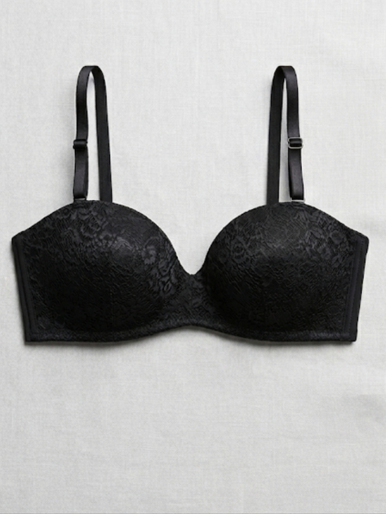 Ellen Tracy Other - Ellen Tracy Black Lace Wireless Bra 38C EUC